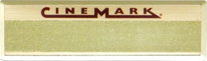 PLACA ID - REGULAR 24x75 mm - CINEMARK