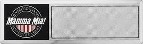 PLACA ID - REGULAR 24x57 mm - MAMMA MIA