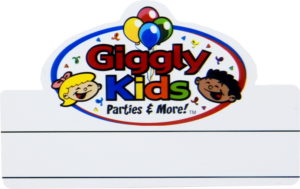 PLACA ID  - PERSONALIZADA PLASTICA  - GIGGLY KIDS
