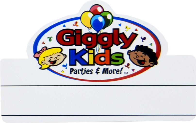 PLACA ID - PERSONALIZADA PLASTICA - GIGGLY KIDS
