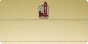 PLACA ID PLASTICA FOX CINEMA