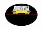 PLACA ID - OVAL 53x38 mm - LA ARGENTINA PIZZERIA