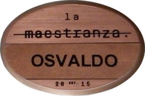 PLACA ID - OVAL 54x38 mm - LA MAESTRANZA