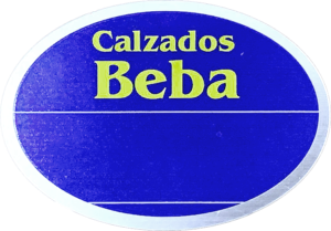 PLACA ID PLASTICA CALZADO BEBA