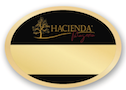 PLACA ID - OVAL PLUS 70x49 mm - HACIENDA PATAGONIA