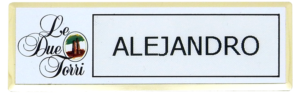 PLACA ID - REGULAR PLUS 27x78 mm - LE DUE TORRI
