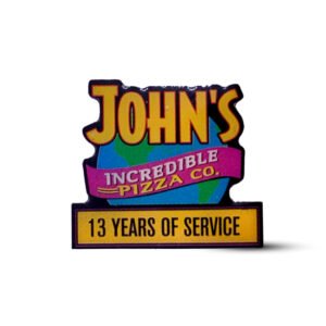 Pin Metálico Domo Brillante John's