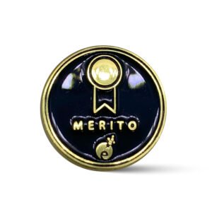 Pin Metálico Domo Brillante Merito Enjoy