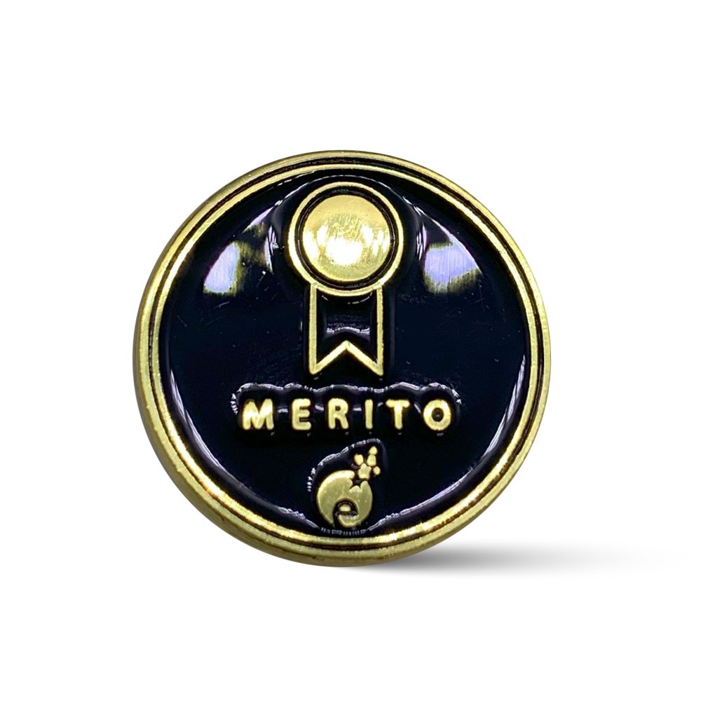 Pin Metálico Domo Brillante Merito Enjoy