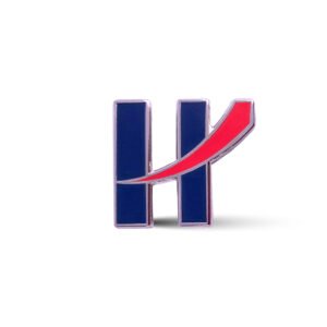 Pin Metálico Domo Esmalte Opaco Hilton