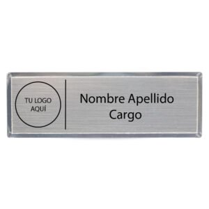 Piocha Metálica Regular Plus Silver 27x78mm