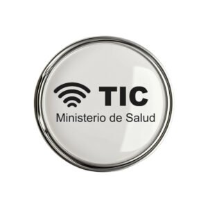 Pin Metálico Domo Silver TIC